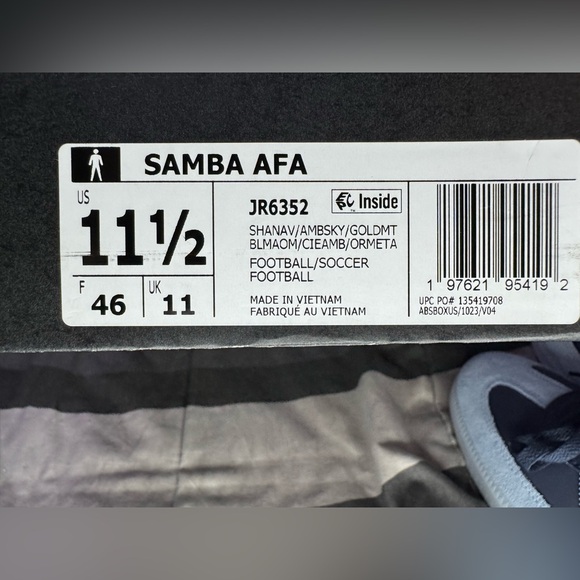 Adidas samba Argentina NWT NIB! Size 10 or 11.5 men